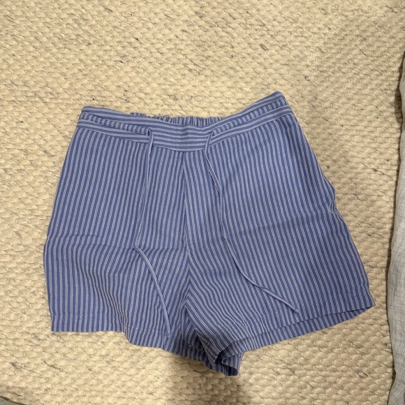 harpersage Pants - Striped Linen Shorts
